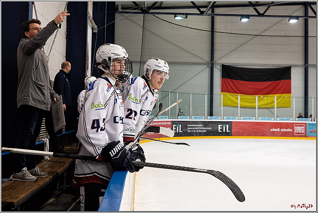 U20-DNL Meisterschaftsfinale;  Koelner Junghaie - Eisbaeren Juniors Berlin; Koeln, 27.03.2022